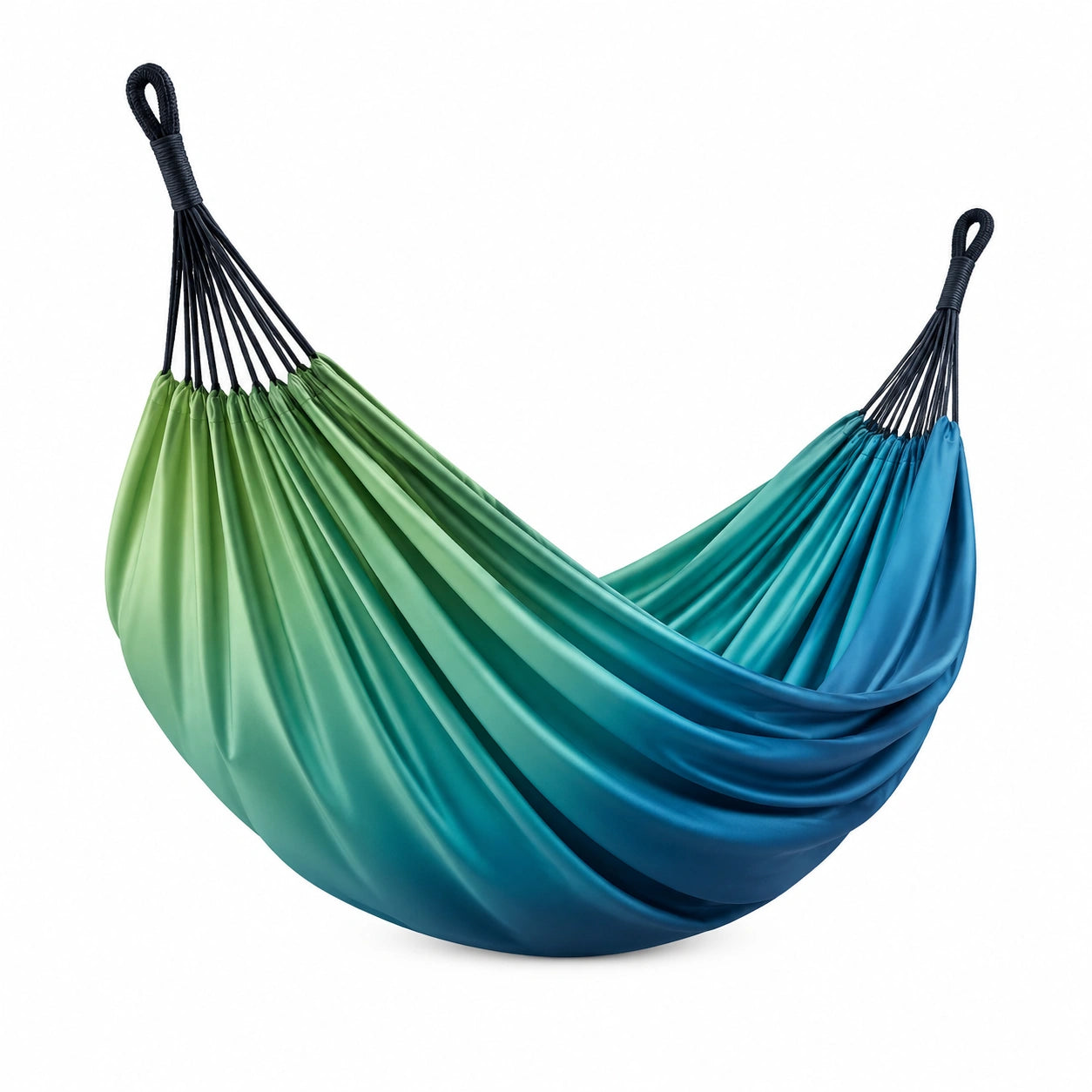 Amaca da Esterno in Nylon Blu e Verde 200x150cm