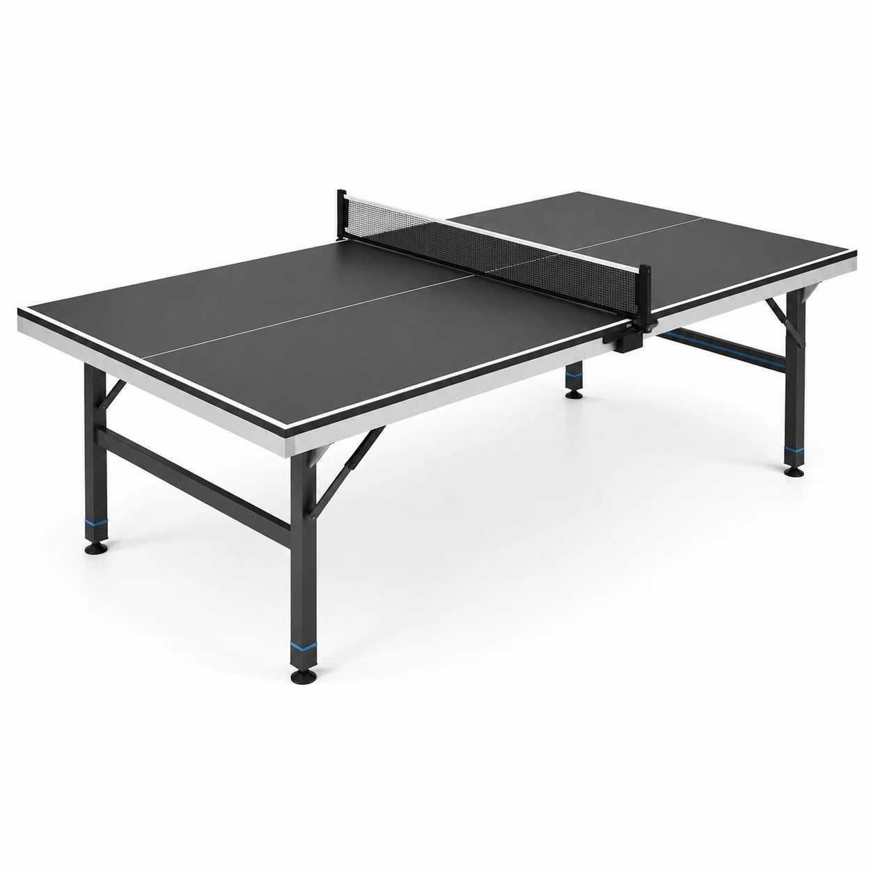 Tavolo da Ping Pong in MDF e Metallo Nero