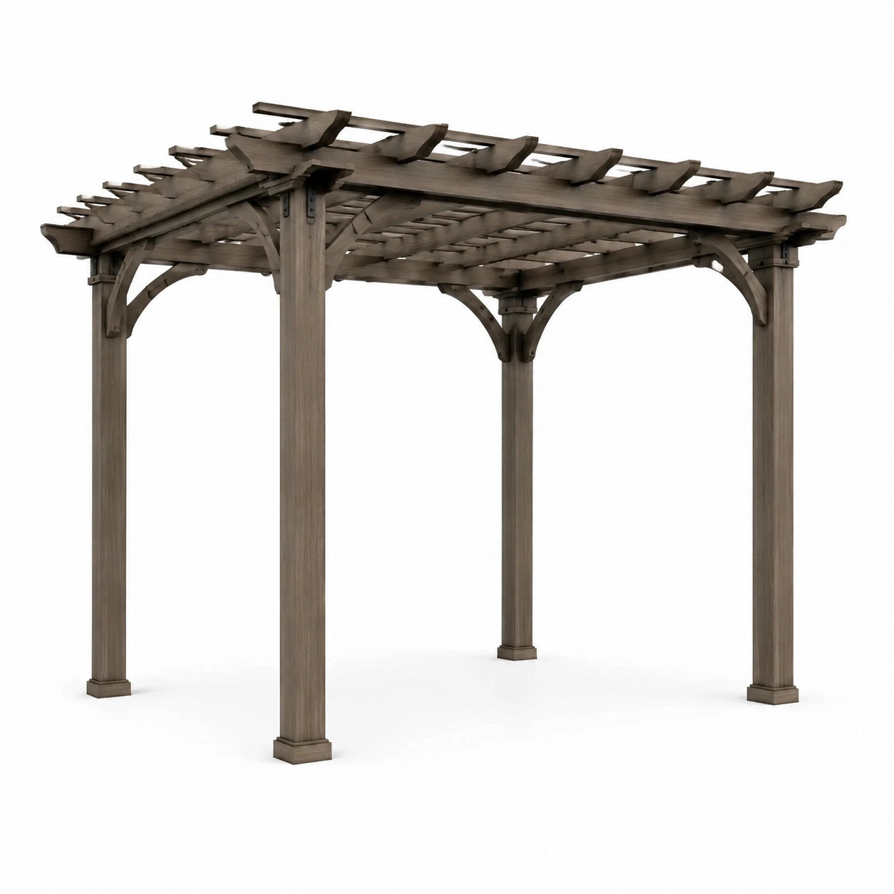 Pergola da Giardino in Legno di Conifera 300x300x250 cm