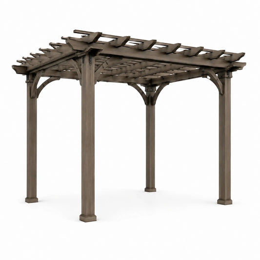 Pergola da Giardino in Legno di Conifera 300x300x250 cm